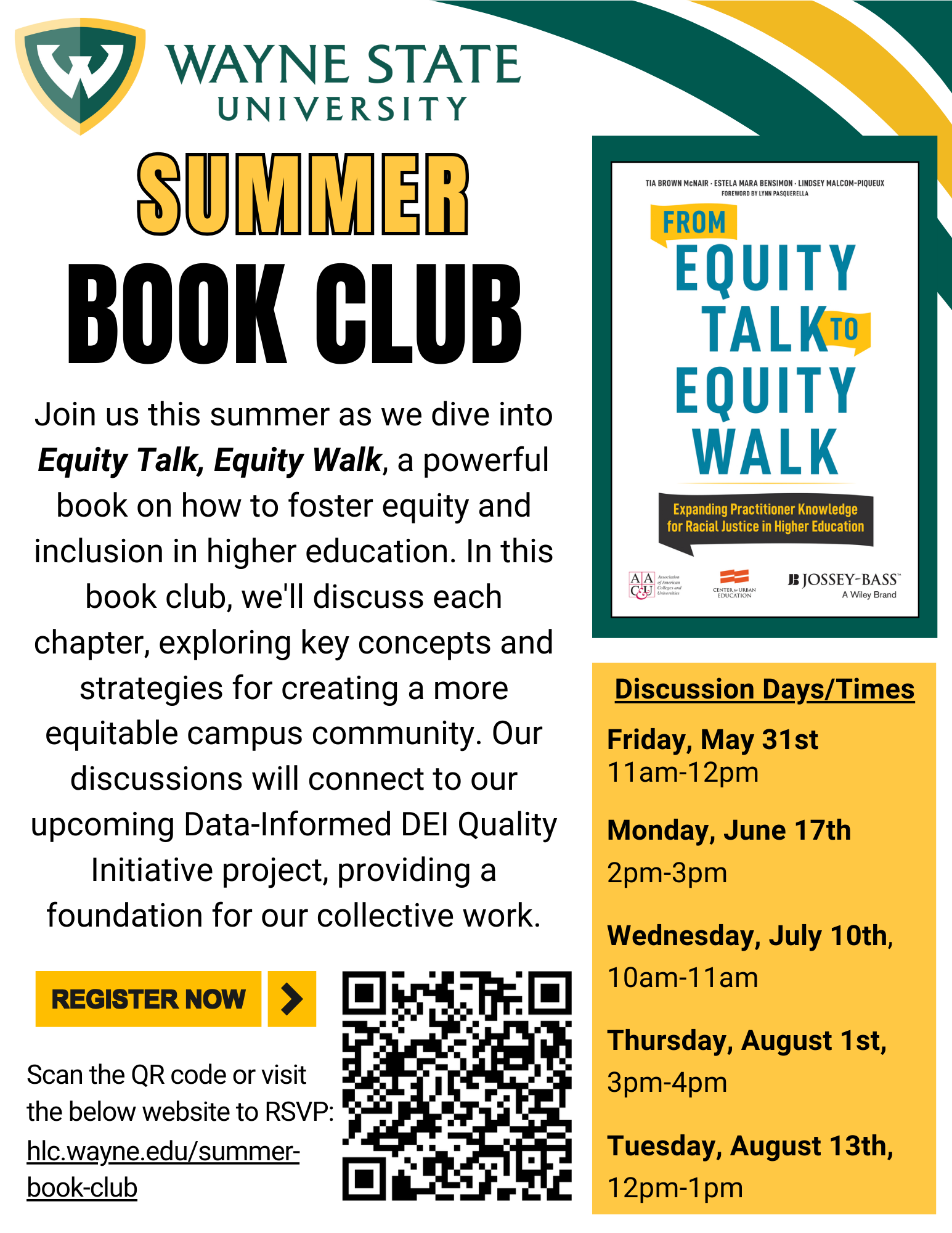 Summer Book Club Flyer